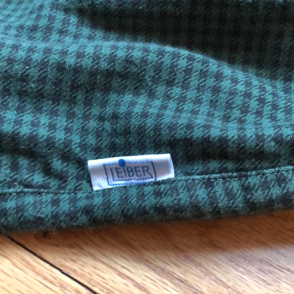 PLAID GREEN VINTAGE TROUSERS - Picture 3 of 5